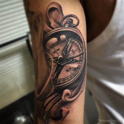 Compass Tattoo Wolf Tattoo Meaning Tattoo Designs Men