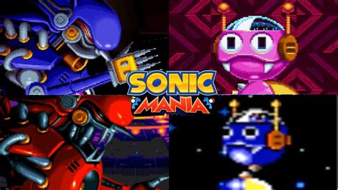 Sonic Mania All Bosses Origins Youtube
