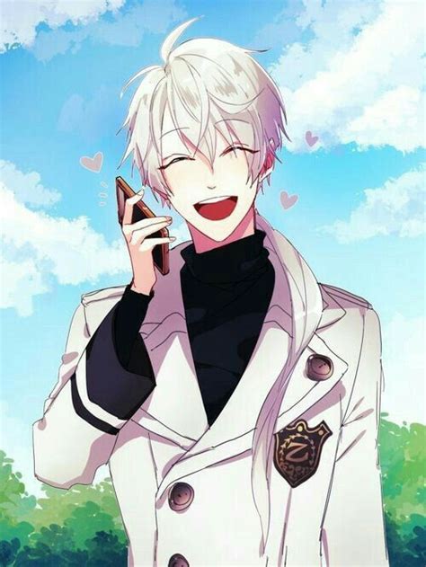 Zen Hyun Ryu Smiling Hearts Cellphone Blushing Cute Mystic
