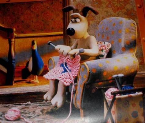 The machine can also be programmed to only give a wash. Gromit Knits!: Where's Gromit?