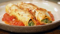 Verse cannelloni met spinazie, ricotta en tomatensaus | Dagelijkse kost