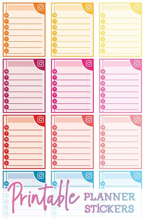 Pin On Printable Planner Stickers