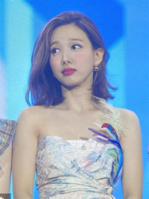 Nayeon Twice Strapless Top Awards One Shoulder Blouse Tops Women