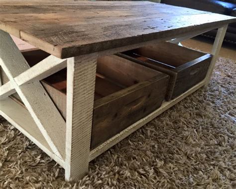 Buy Custom Reclaimed Barn Wood Coffee Table Made To Order From By