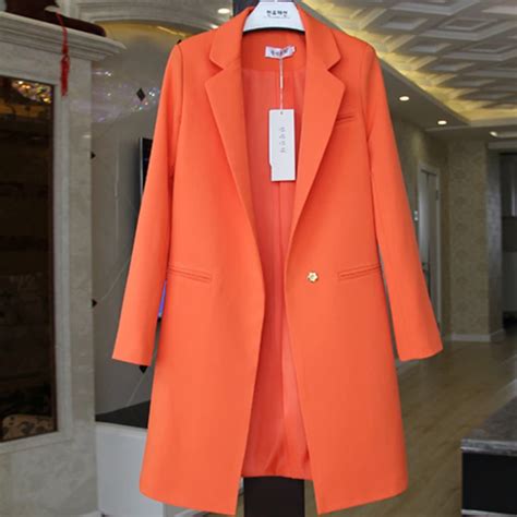 Plus Size Spring Autumn Coat Women S Suit Female Korean Long Blazer And Suits Long Sleeve Suit
