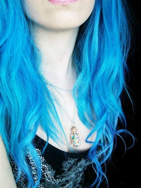 We don't just mean blonde, red and brown. electric blue hair | Blue hair, Electric blue hair, Hair color