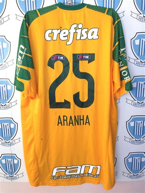 Goleiro pode deixar o clube e não foi convocado para a partida. Palmeiras 100 Anos Goleiro Usada Por Aranha adidas 2014 G ...