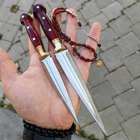 Medieval Double Edged Daggers Knife Forged Custom Handmade Etsy