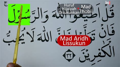 Pembahasan Tajwid Surah Ali Imran Ayat 32 Artinya Cara Baca And Contoh