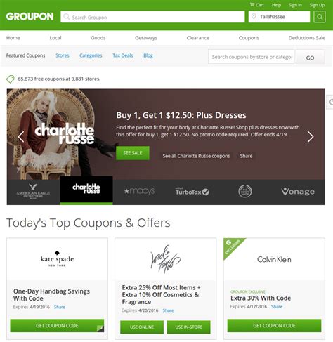 Daily deals, goods and getaways are already heavily discounted, but when you add one of our groupon promo codes, you can knock as much as 20% off your total. Like Saving Money? Always Check Groupon Coupons... | A ...