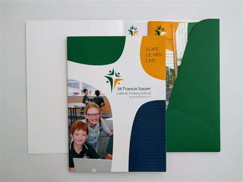 School Presentation Folder Printing Print Design Australia