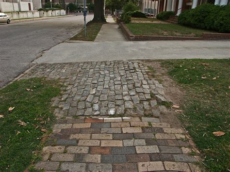 Nc Three Centuries Of Sidewalks From Foreground Back Br Flickr