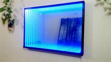 How To Make An Optical Illusion Led Infinity Mirror At Home Youtube