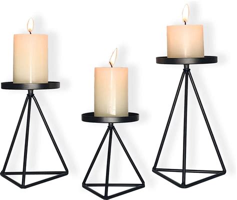 Buy Mainfor Candle Holder For Pillar Candle Stand Candlesticks Holiday Wedding Fireplace