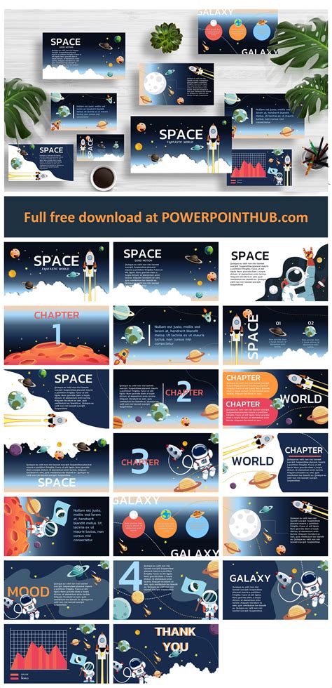 Space Powerpoint Template Powerpoint Hub