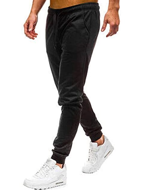 Sunisery Mens Sport Pants Long Trousers Tracksuit Gym Fitness Workout