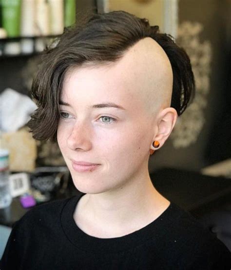 All Sizes Flickr Photo Sharing Shavedshortgirlhairstyles Half Shaved