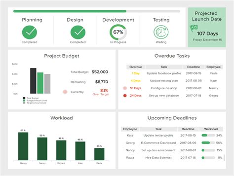Pmo Dashboard Template Excel