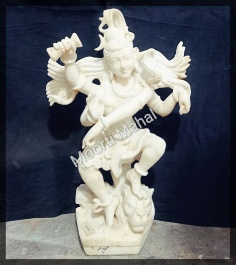 Moorti Mahal White Marble Dancing Shiva Statue Temple At Rs 43600 In Jaipur