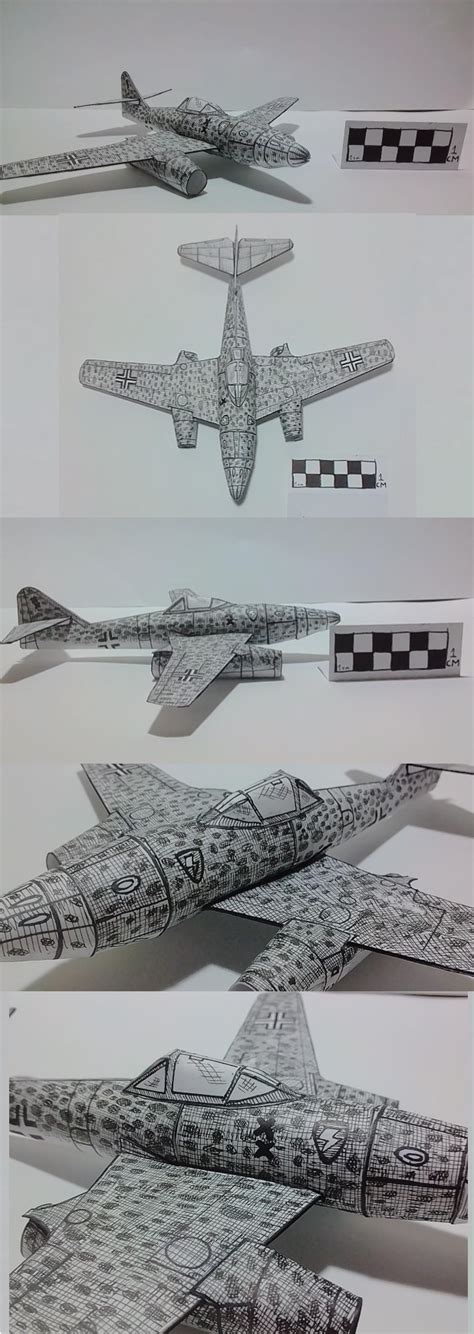 Me 262 Papercraft By The Robur On Newgrounds