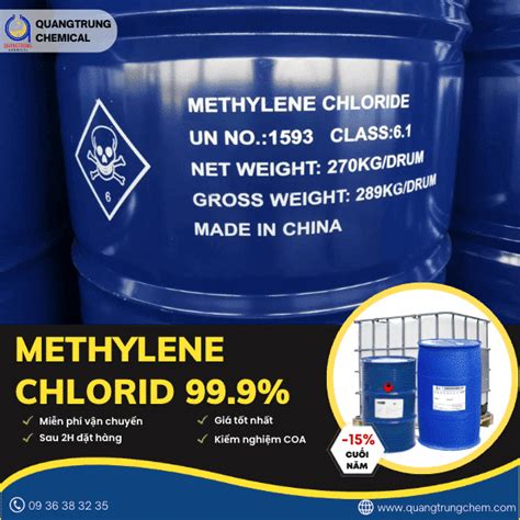 Methylene Chloride Dung môi MC Cas 75 09 2