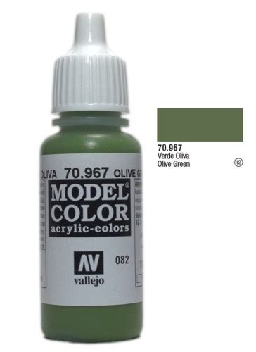 Farba Akrylowa Model Color 082 Olive Green 17ml Vallejo 70967 Lokland