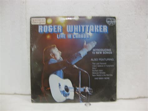 Roger Whittaker Roger Whittaker Live In Canada Vinyl Music