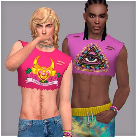It Is Not The End Of Summer Male Crop Top Sims 4 Sims Sims Cc