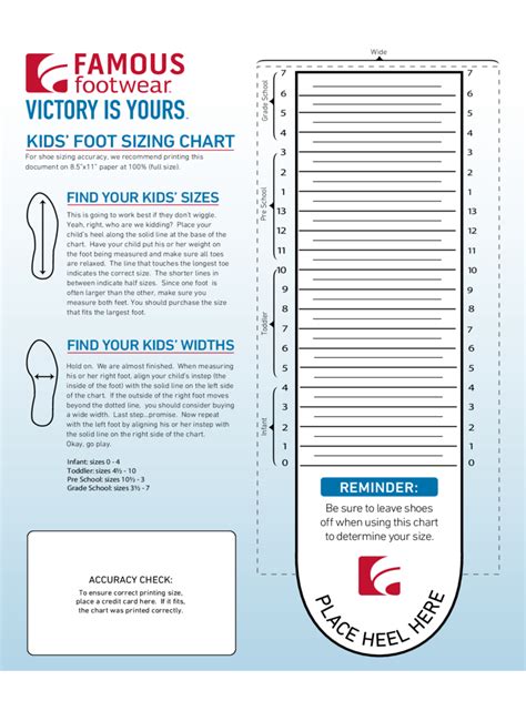 2022 Shoe Size Chart Fillable Printable Pdf And Forms Handypdf