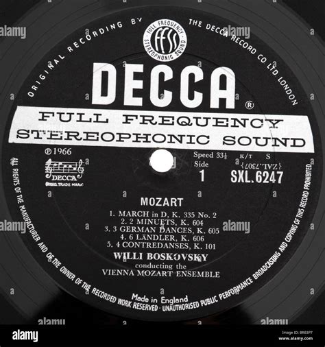 Decca Label Hi Res Stock Photography And Images Alamy
