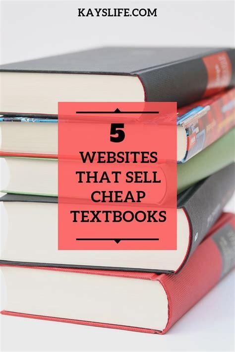 Looking For Cheap Textbooks Online Heres A List Of Where To Find The