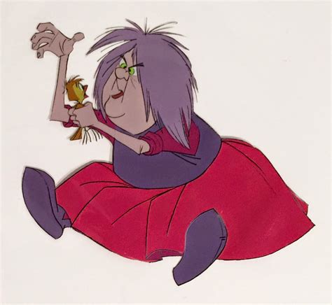 Animation Collection Mad Madam Mim And Wart As A Bird Cel From The
