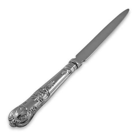 Plated Sterling Silver Queens Handle Paper Knife