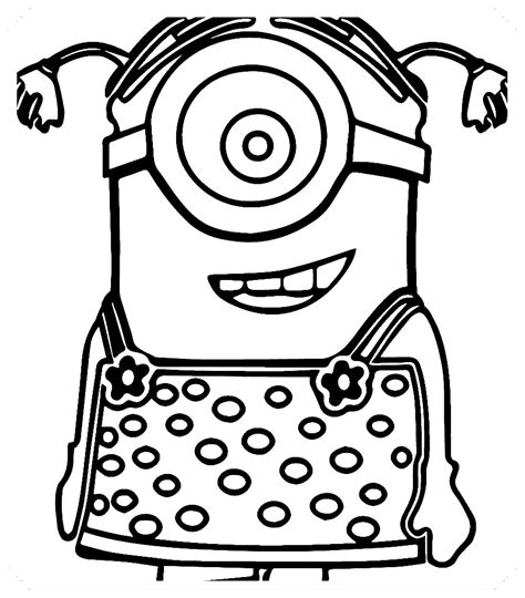 Dibujos Para Colorear De Minions Dibujo Im Genes