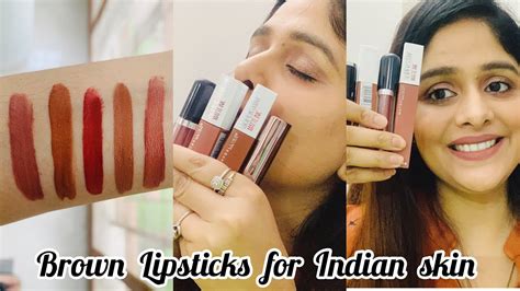 Top 5 Brown Nude Lipsticks For Indian Dusky Asian Skin My Favourites Shriyasharadsaxena