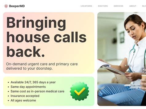 Doorstep Healthcare Website Design by Rahul Chanana on Dribbble