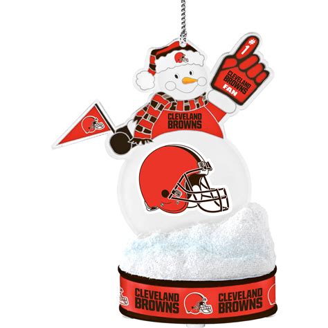 Topperscot By Boelter Brands Nfl Led Snowman Ornament Cleveland Browns