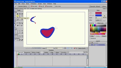Tutorial Anime Studio Pro 8 Herramientas Básicasavi Youtube