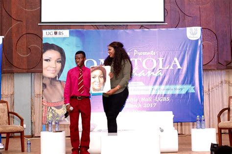 Anticipated Crowd Goes Wild As Omotola Speaks At The Business School University Of Ghana