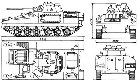 Warrior Tracked Armoured Vehicle Blueprint Download Free Blueprint