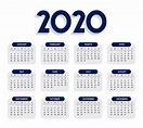 Modelos De Calendarios 2020 Para Imprimir Espanol