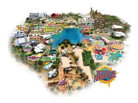 Universal Studios Orlando Map 2023 Florida Theme Park Maps