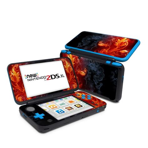 Nintendo 2ds Xl Skin Flower Of Fire By Gaming Decalgirl