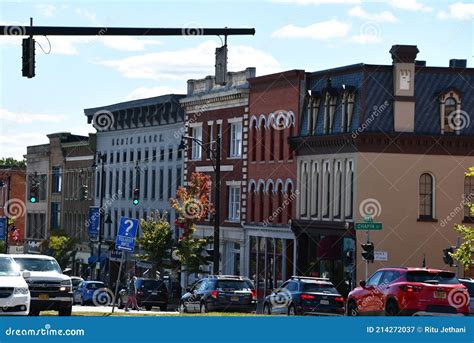Main Street In Canandaigua New York Editorial Photography Image Of