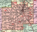 Map Of Saginaw County | Cities And Towns Map