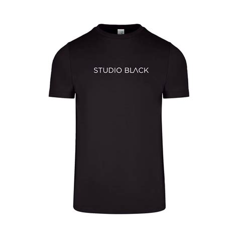 Unisex T Shirt Black Studio Black