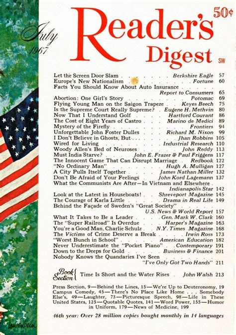 vintage reader s digest covers that will take you back reader s digest