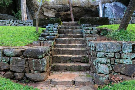 Stairs In Sigiriya Castle Stock Image Image Of Staircase 50572707