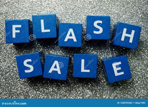 Flash Sale Alphabet Letter On Glitter Background Stock Photo Image Of