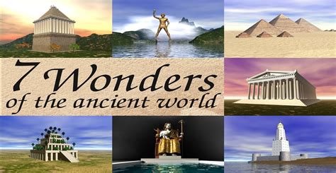 There are many wondrous places to go that illustrate life in the ancient, medieval, and modern world. The Old Seven Wonders Of The Word - 7 Wonders In 7 Days